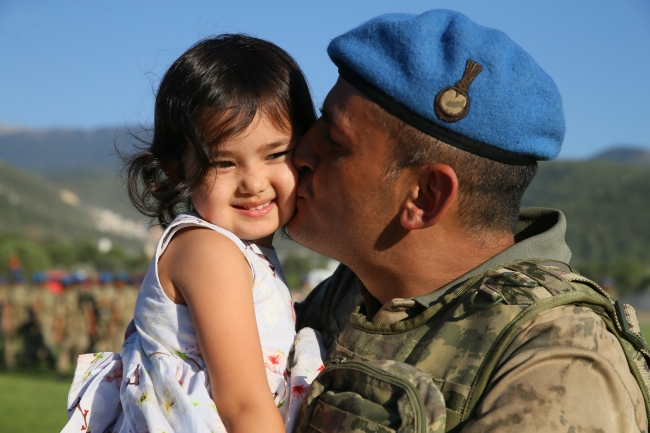 Afrin kahramanları törenle karşılandı